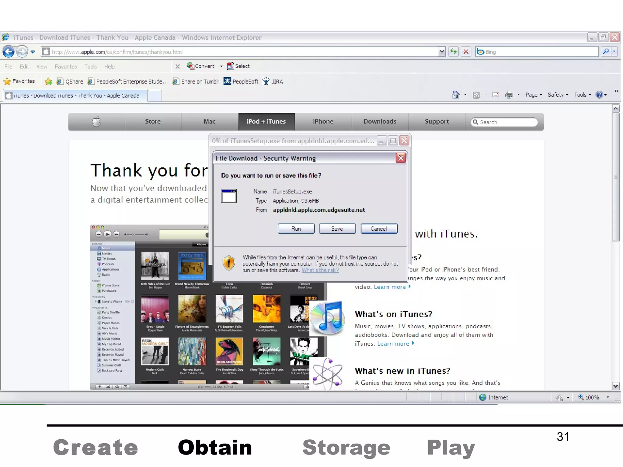 Create Obtain Storage Play 