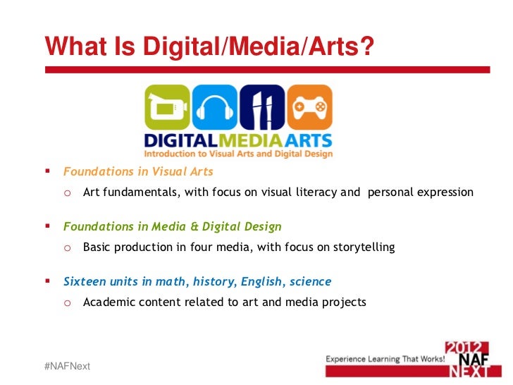Digital media arts curriculum building foundations in art and digital…