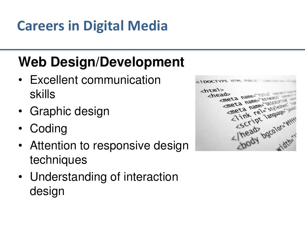 Digital Media Careers