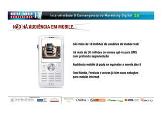 Palestra no Digital Media Conference