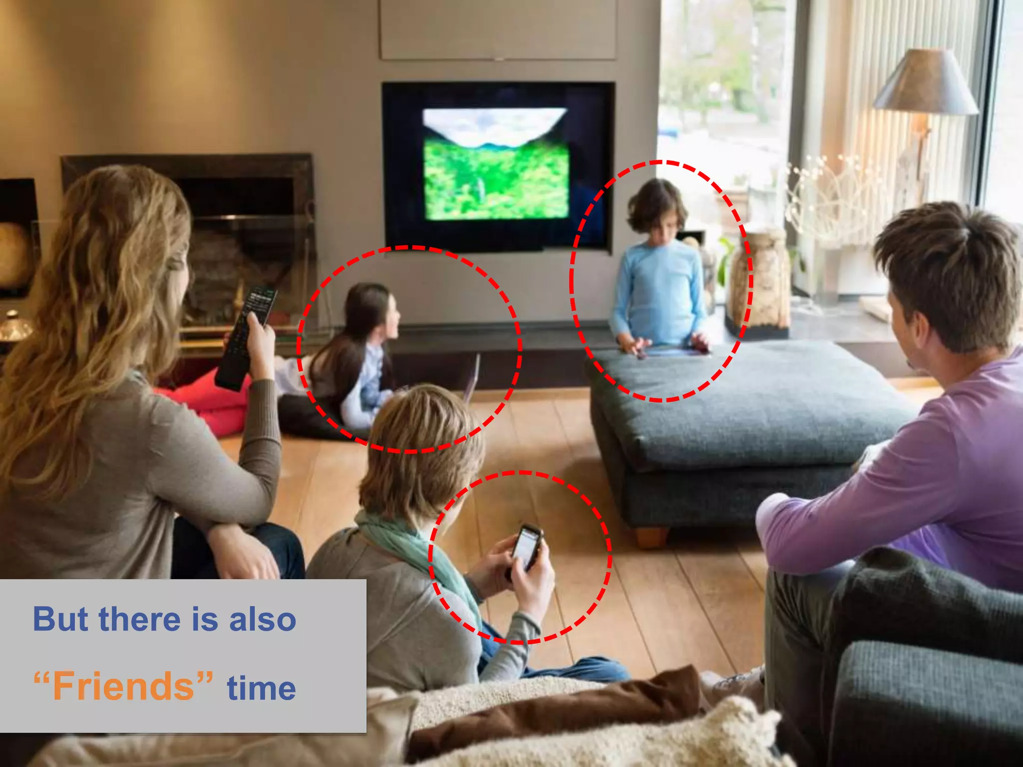 But there is also
“Friends” time
 