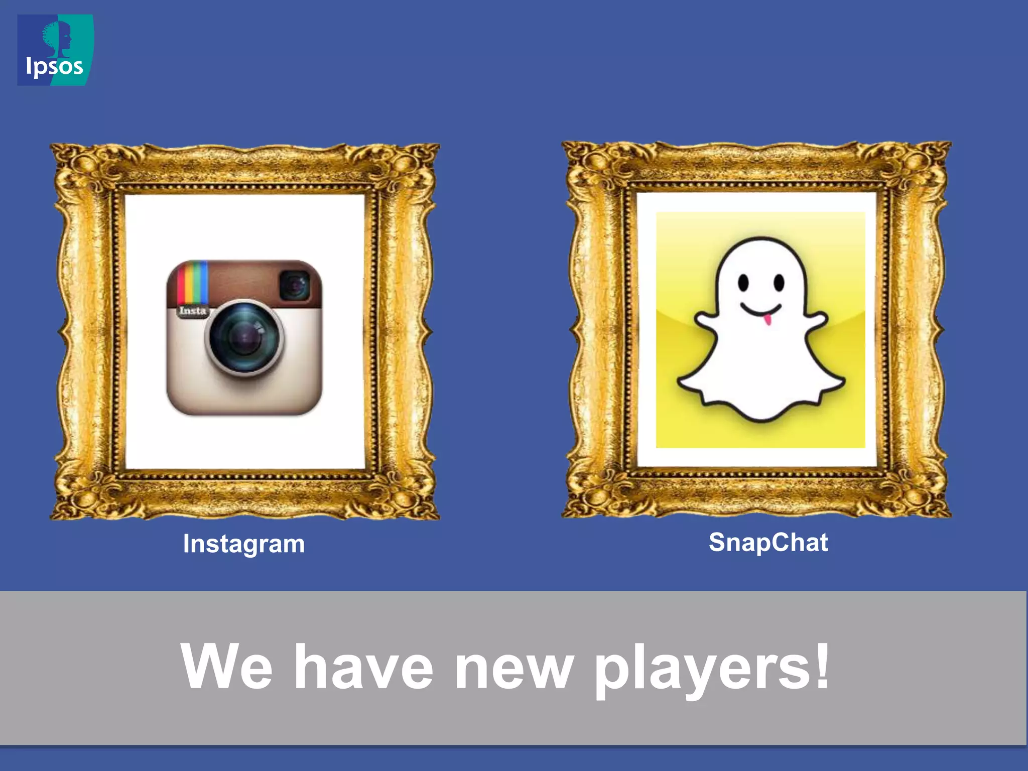 We have new players!
SnapChatInstagram
 