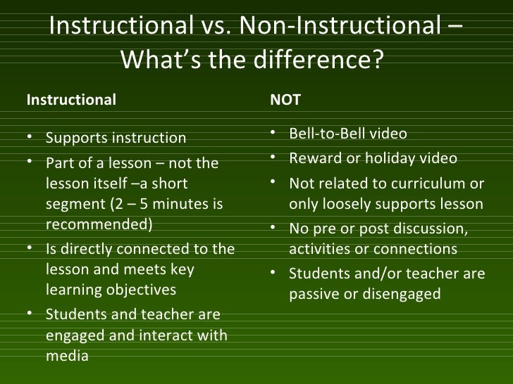 Digital media in the classroom