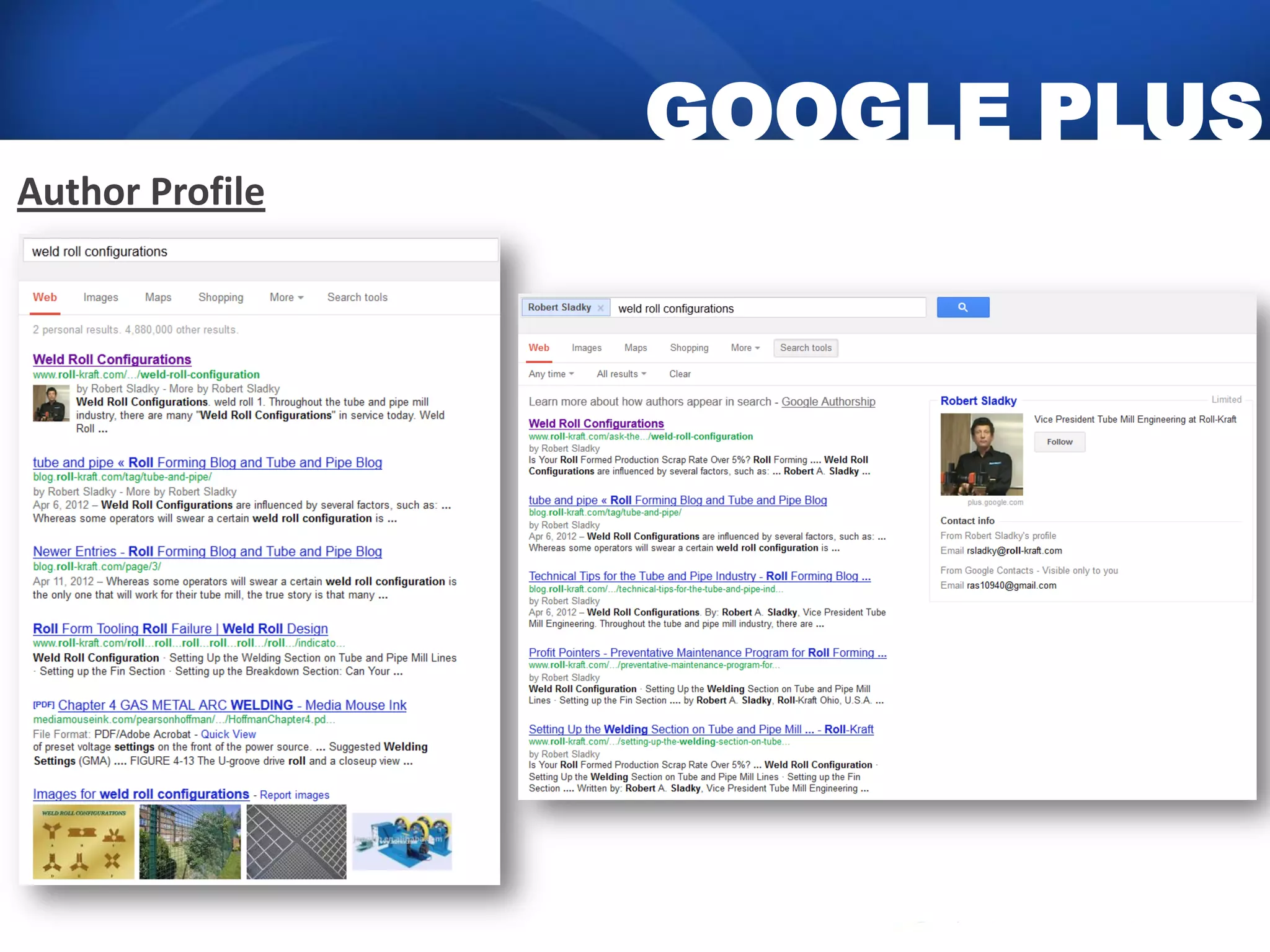 GOOGLE PLUS
Author Profile
 