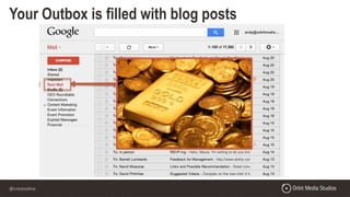 @crestodina
Your Outbox is filled with blog posts
 