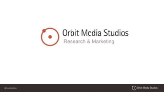 @crestodina
Research & Marketing
 