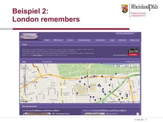 Beispiel 2: London remembers 