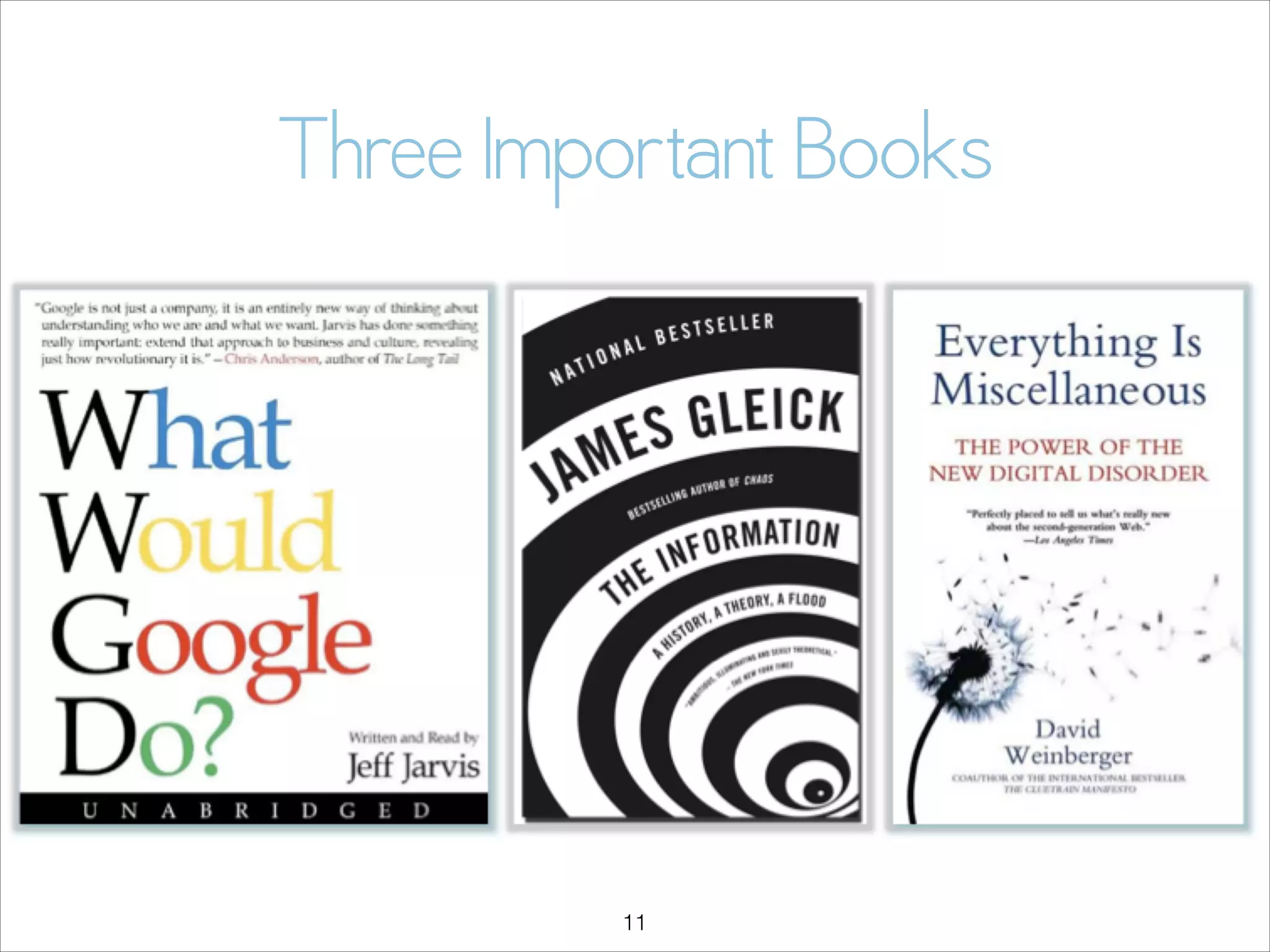 Three Important Books

!11

 
