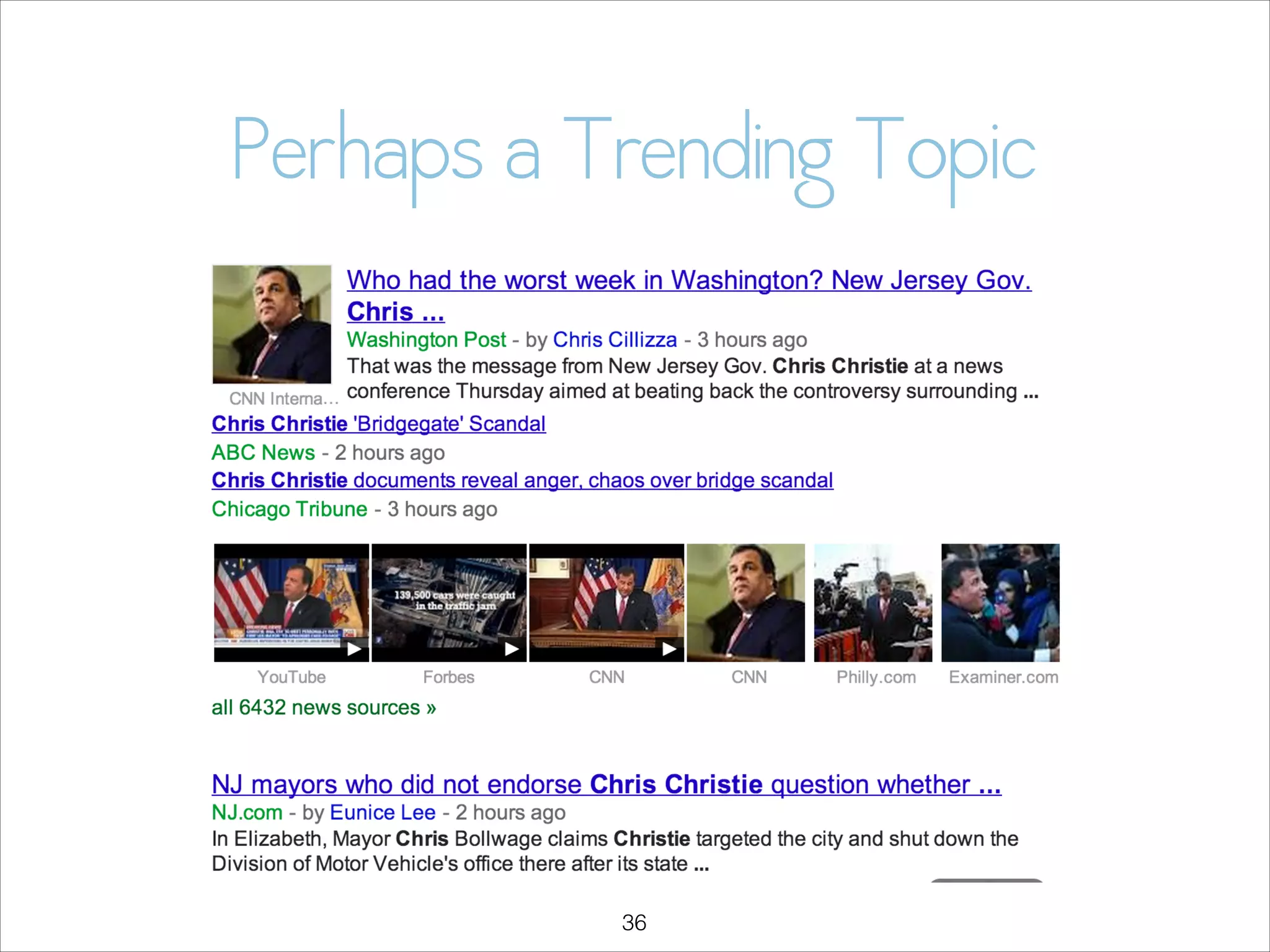 Perhaps a Trending Topic

!36

 