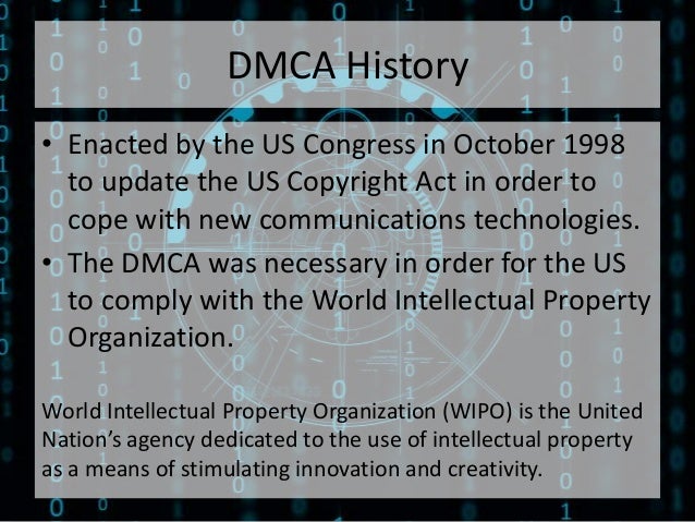 Digital millennium copyright act