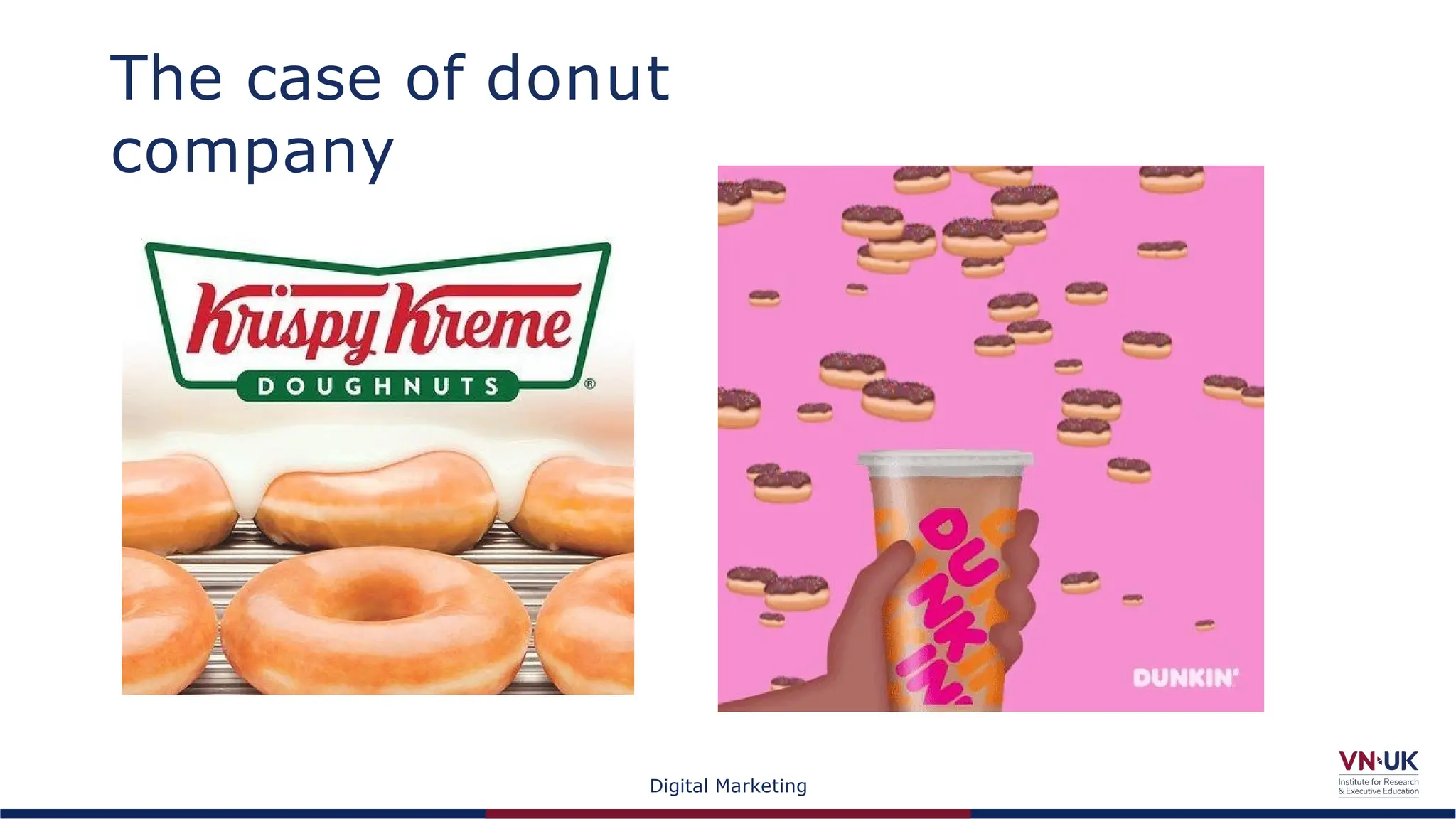 The case of donut
company
Digital Marketing
 