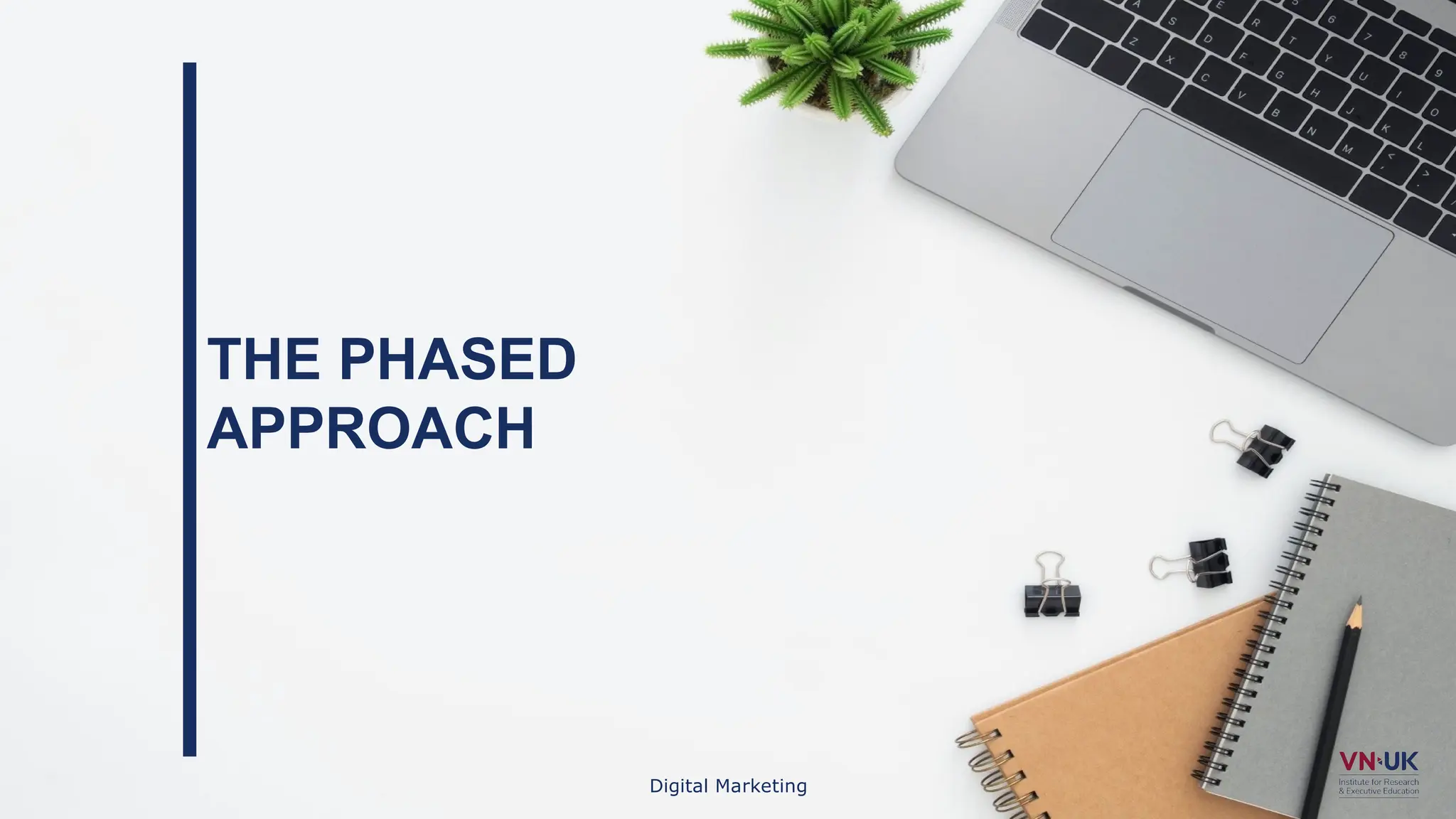 THE PHASED
APPROACH
Digital Marketing
 