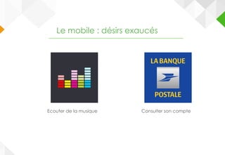 Le mobile : désirs exaucés
Ecouter de la musique Consulter son compte
 