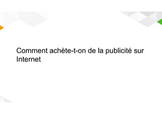 MEDIABUYING 
Comment achète-t-on de la publicité sur 
Internet 
 