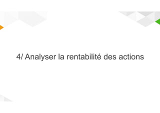 4/ Analyser la rentabilité des actions 
 