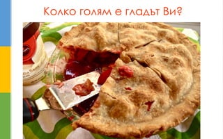 Колко голям е гладът Ви?  