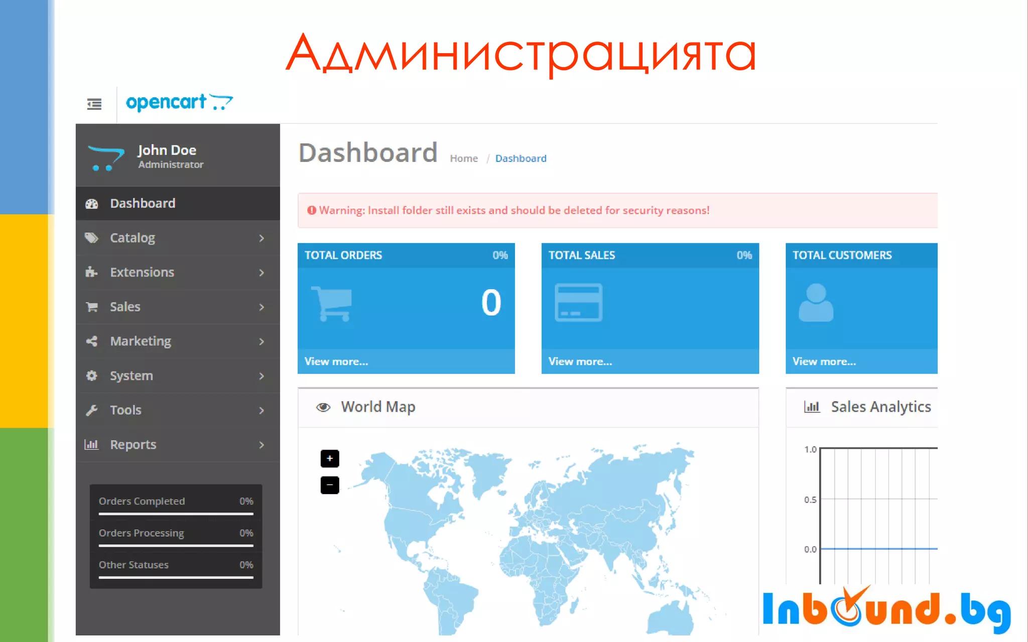 Администрацията  
