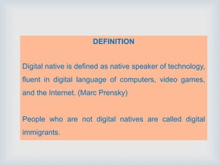 Digital natives | PPTX
