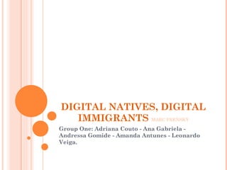 Digital natives and immigrants | PPT