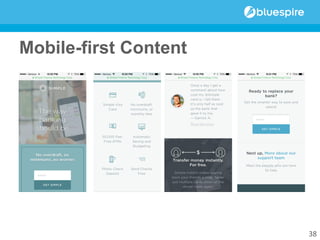 Mobile-first Content
38
 