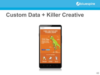 Custom Data + Killer Creative
43
 