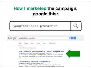 yongfook book preorders
How I marketed the campaign,!
google this:
 