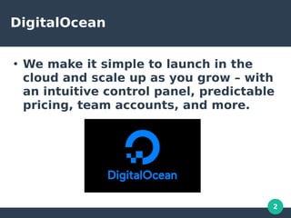 Digital Ocean Control Panel Digitalocean | PDF