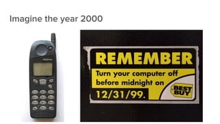 Imagine the year 2000
 