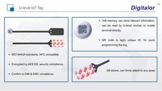 Digitalor U-level data center asset IoT system | PPT