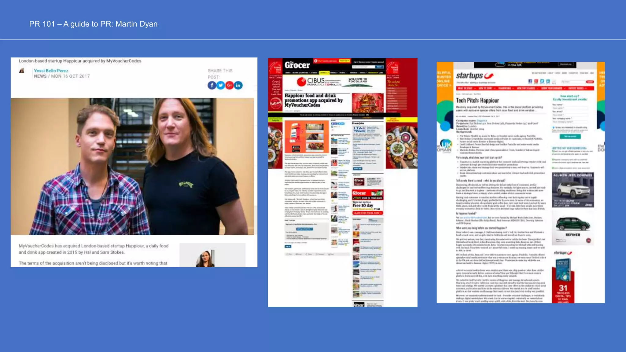 PR 101 – A guide to PR: Martin Dyan
 