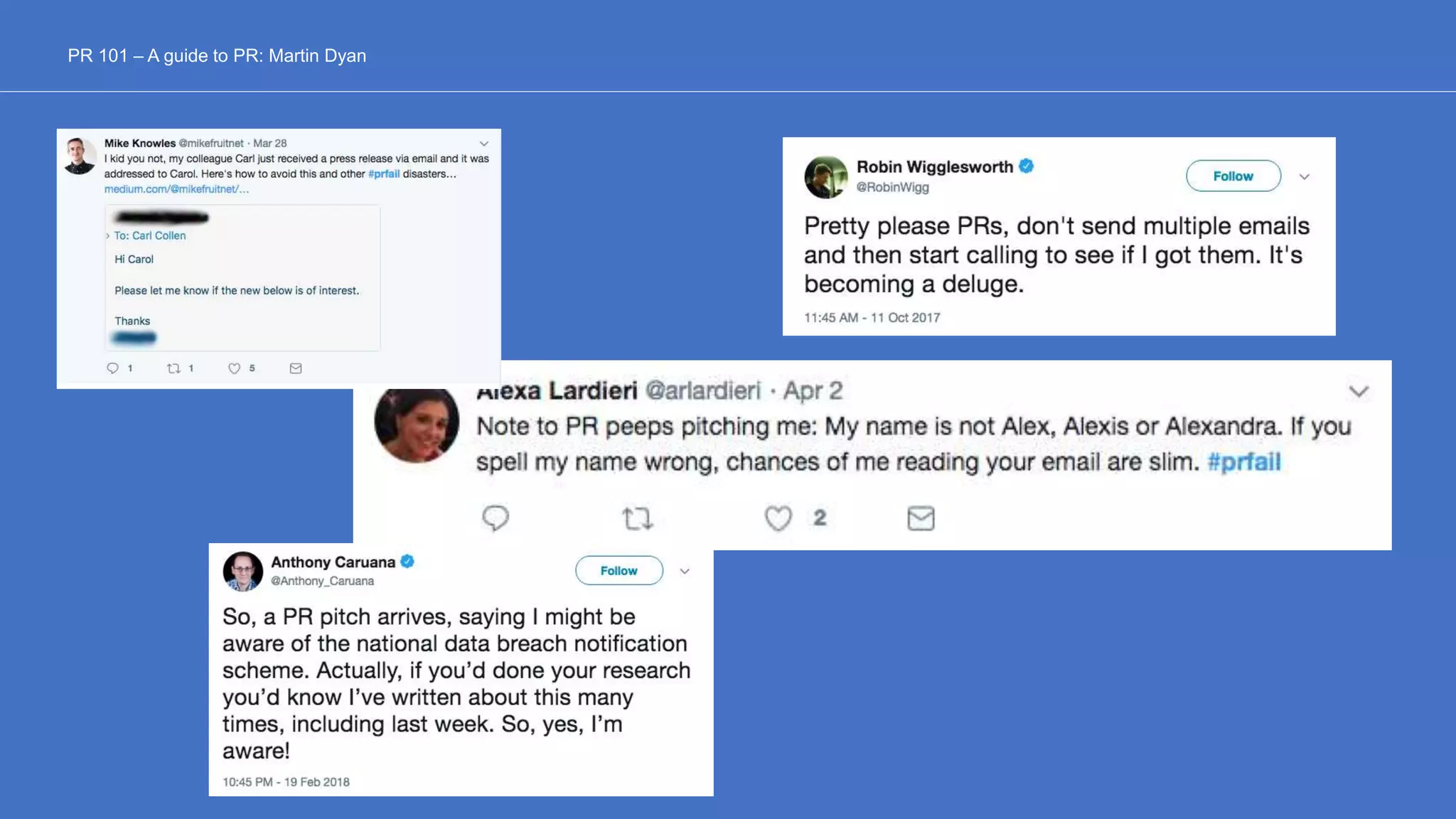 PR 101 – A guide to PR: Martin Dyan
 