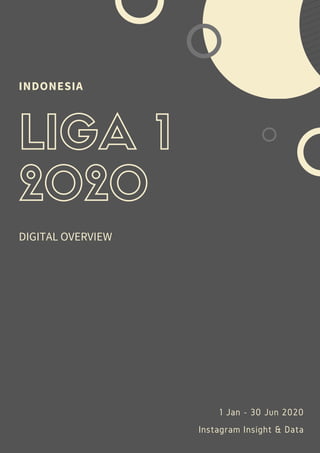 INDONESIA
LIGA 1
2020
DIGITAL OVERVIEW
1 Jan - 30 Jun 2020
Instagram Insight & Data
 