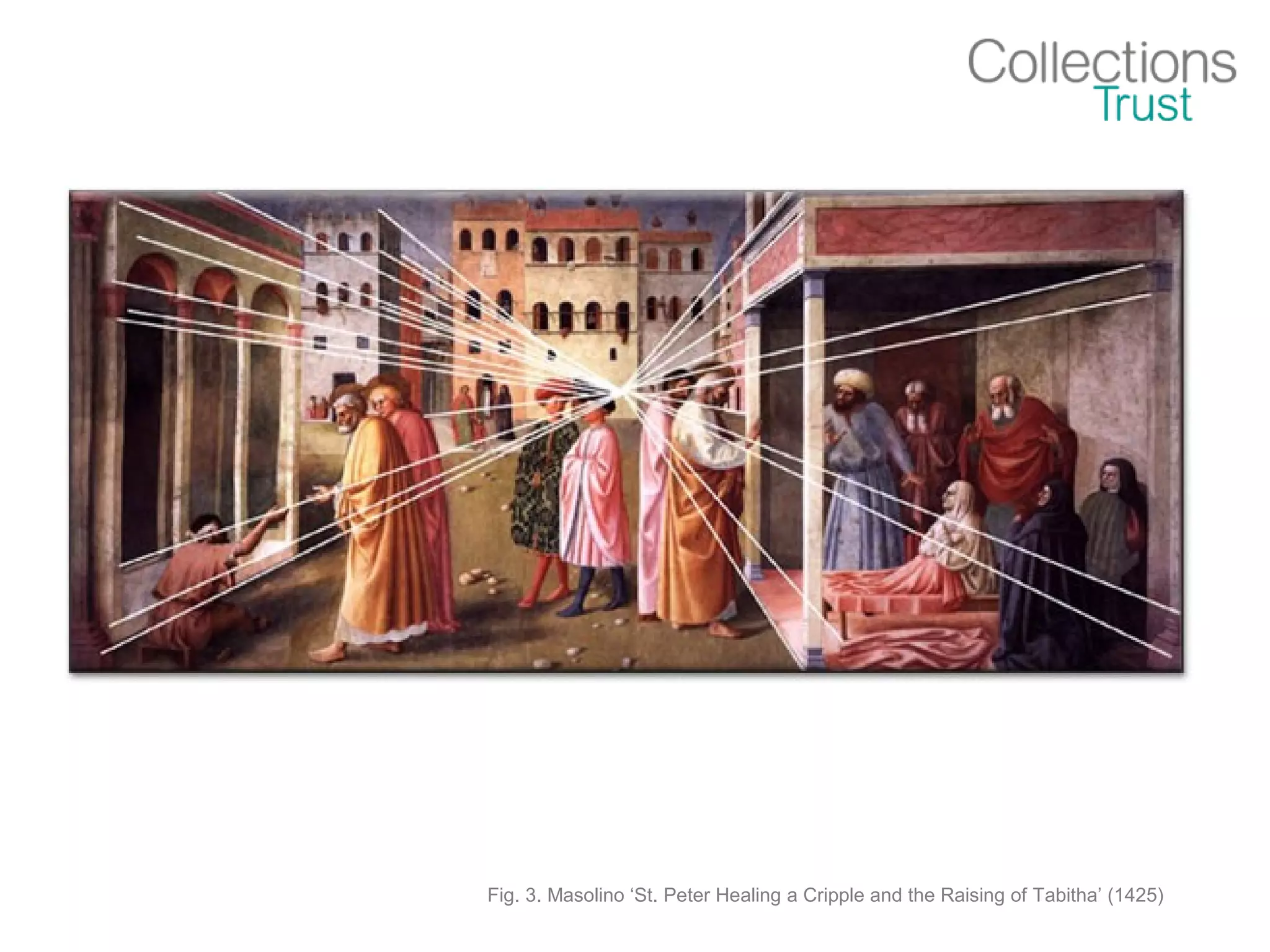 Fig. 3. Masolino ‘St. Peter Healing a Cripple and the Raising of Tabitha’ (1425)
 