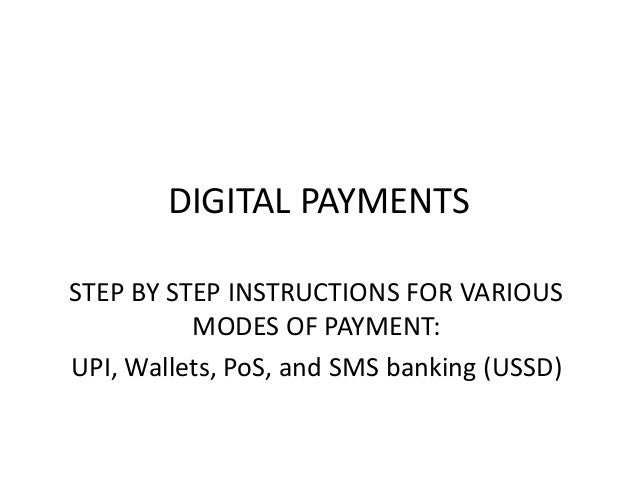 Digital payment merchants