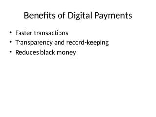 The Future of Digital Payments in India | PPTX
