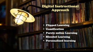Digital Instructional
Approach
▪ Flipped Learning
▪ Gamification
▪ Purely online Learning
▪ Blended Learning
▪ Personalized learning
CC-BY-NC-SA 70
 