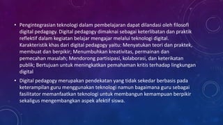 Digital Pedagogy in education system in industry 4.0 | PPTX
