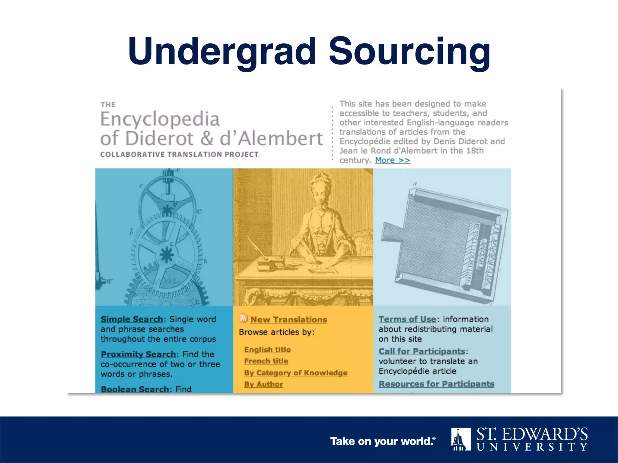 Undergrad Sourcing!

 