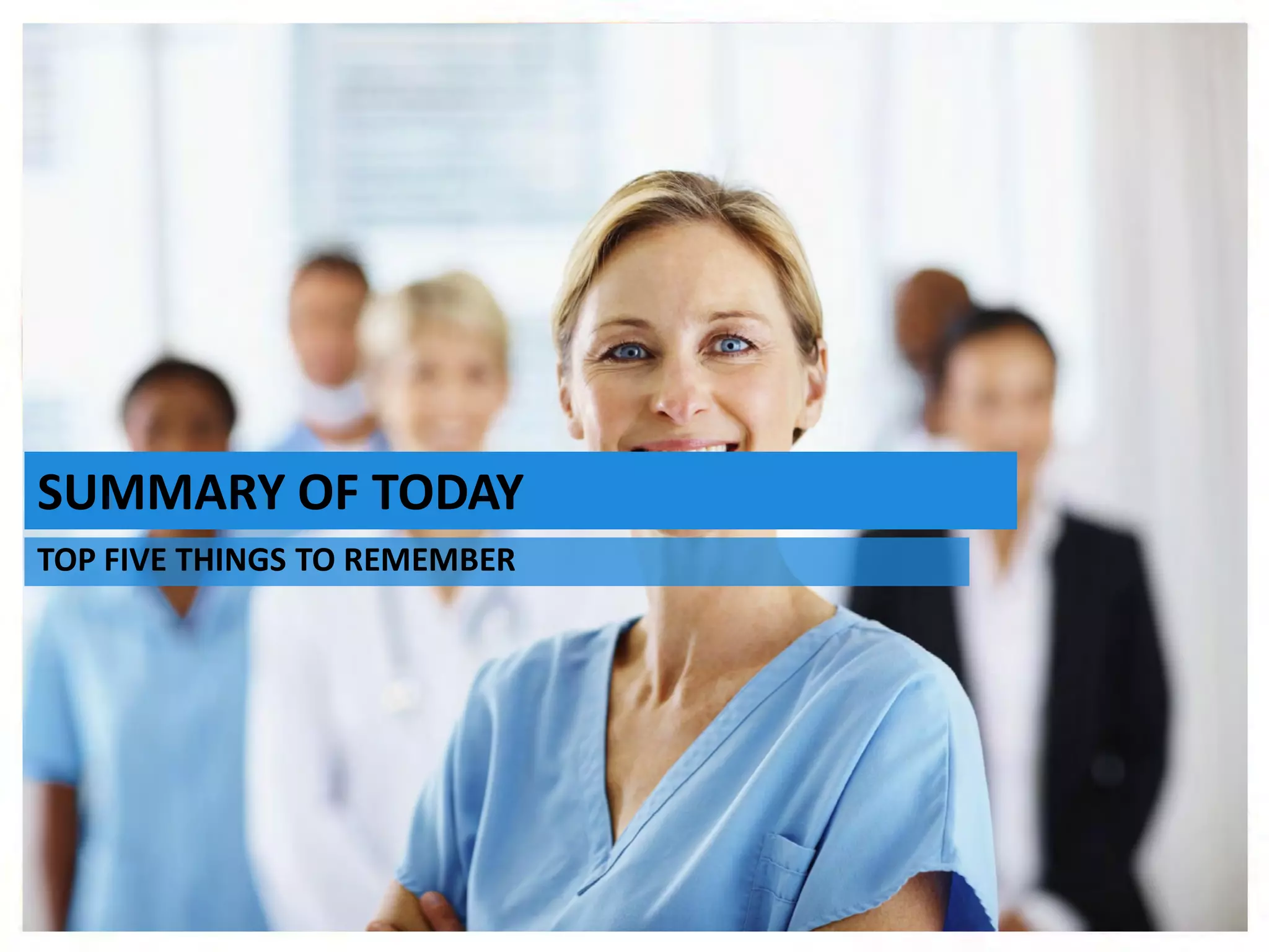 Stan Bilinski
Multi Channel Marketing Lead, Australia
The Importance of Search early in the
Development of your HCP MCM Strategy
July 2014
SUMMARY OF TODAY
TOP FIVE THINGS TO REMEMBER
 