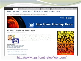http://www.tipsfromthetopfloor.com/   