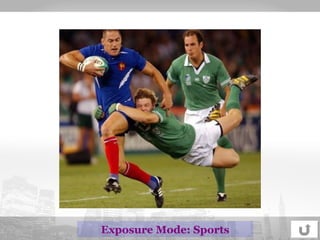 Exposure Mode: Sports 
 