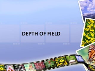 DEPTH OF FIELD
 