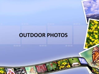 OUTDOOR PHOTOS
 