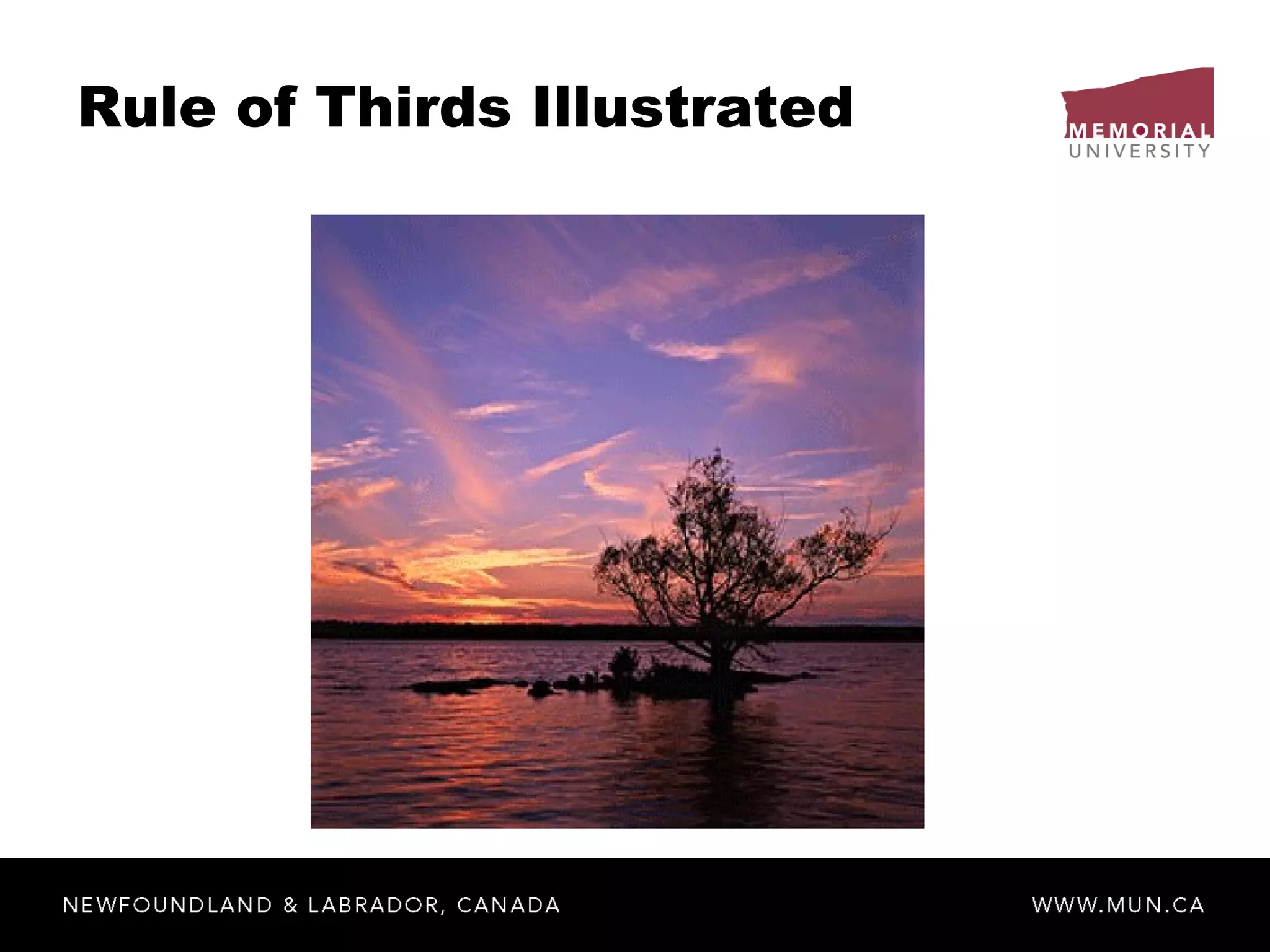 Rule of Thirds Illustrated 