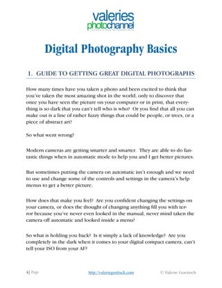Digital Photography Basics | PDF