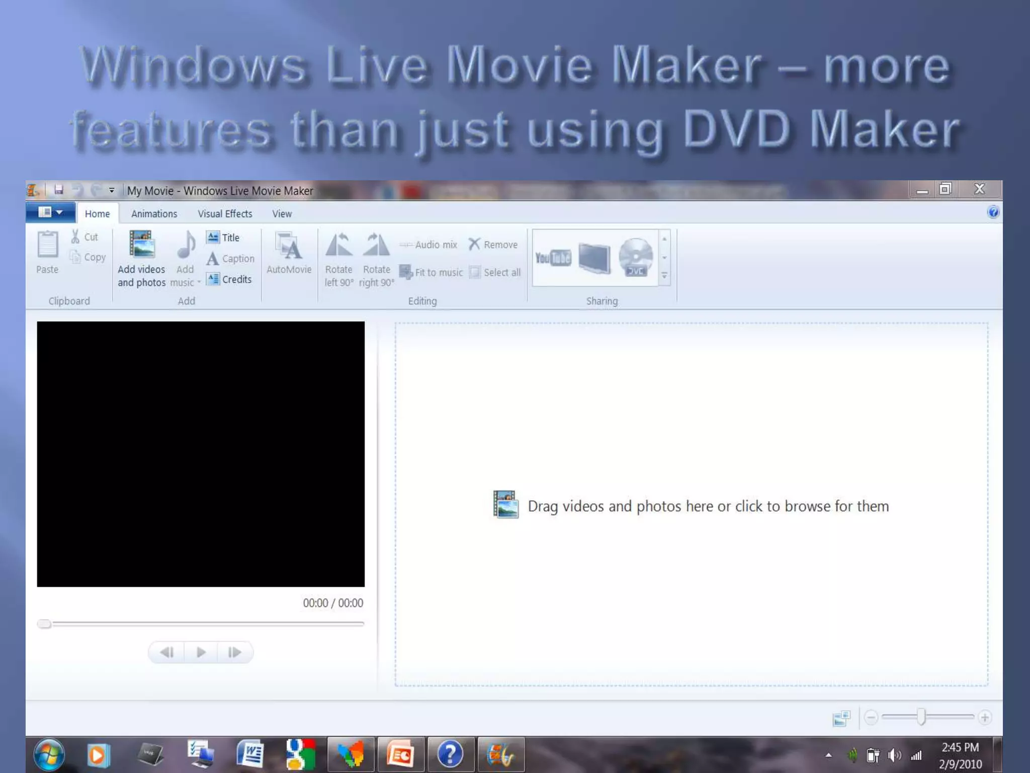 When you are finish hit next