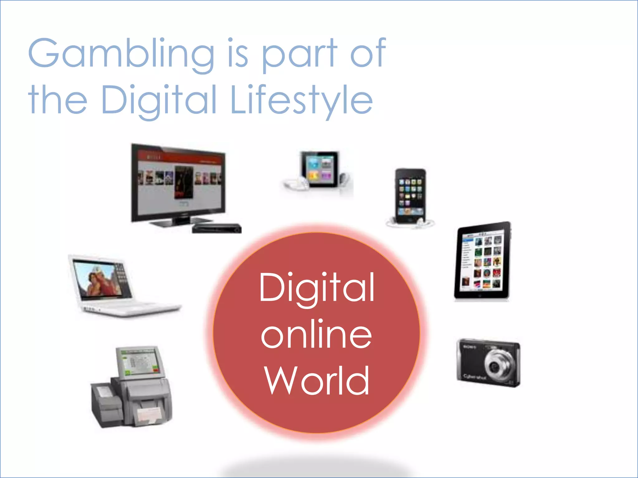 Gambling is part of
the Digital Lifestyle



             Digital
             online
             World
 