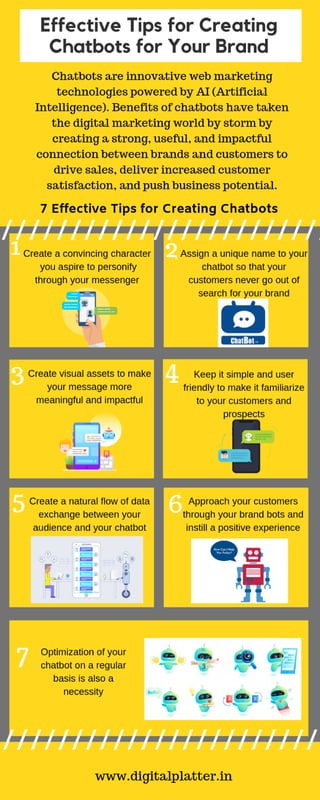  Effective Tips for Creating Chatbots for Your Brand