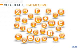 SCEGLIERE LE PIATTAFORME
 