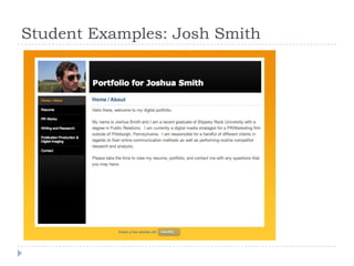 Student Examples: Josh Smith

 